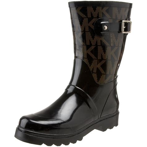 michael kors logo rain boots|brown waterproof michael kors boots.